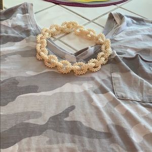 Faux Pearl Necklace